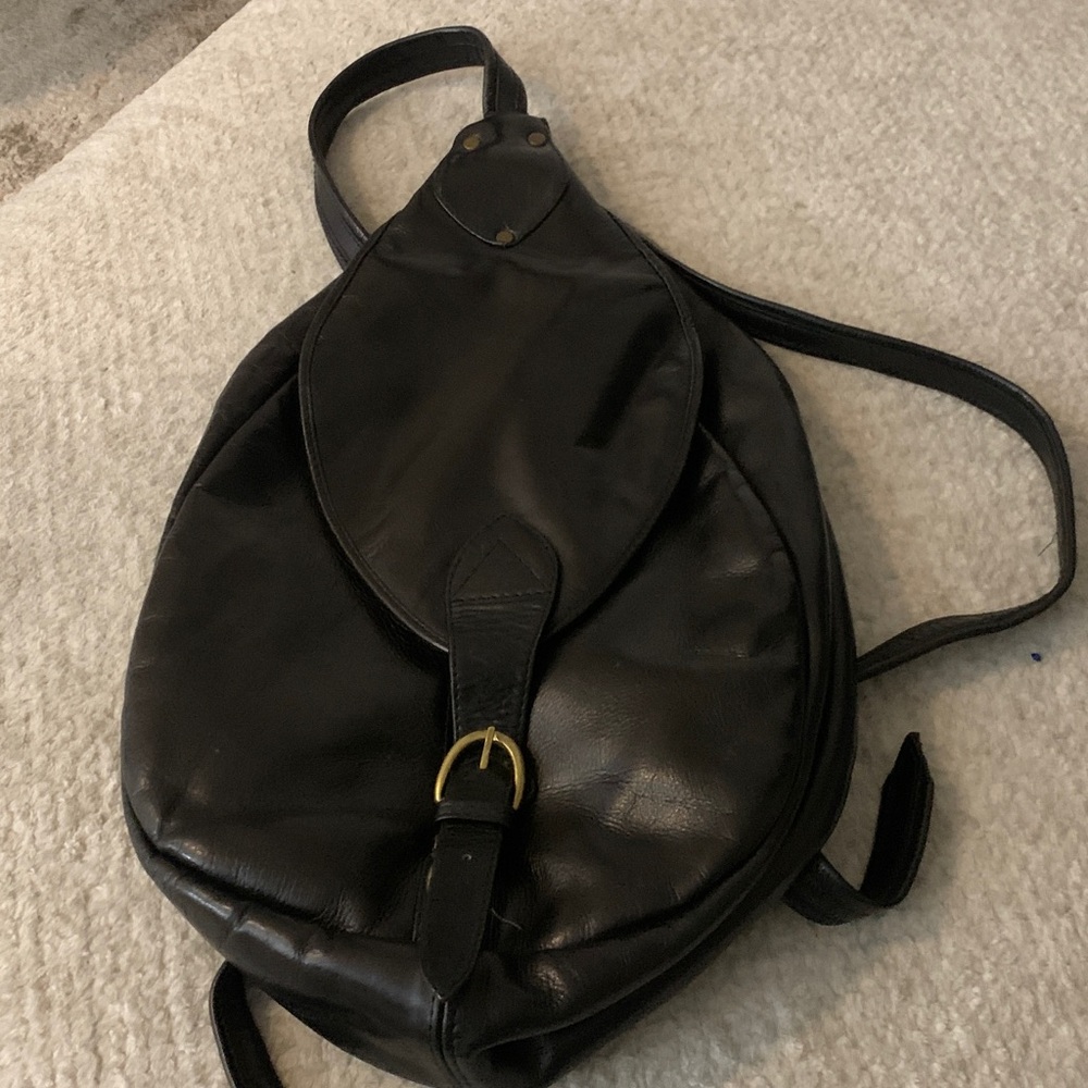 Leather backpack - image 1